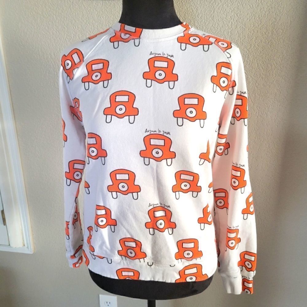 AU JOUR LE JOUR Car Sweatshirt Top 42 IT 6 US S